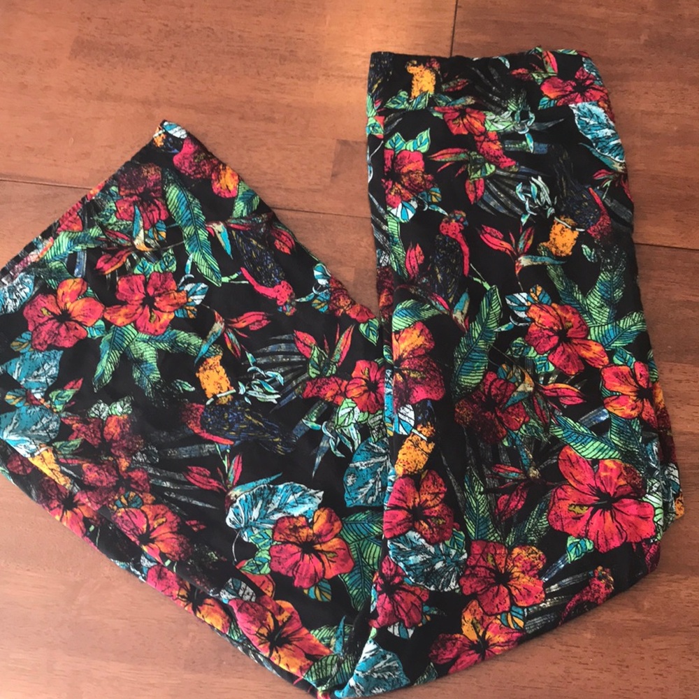 floral bohemian style pants
